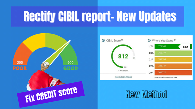 Rectifying Errors in Your CIBIL Report